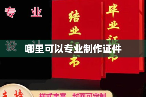 孟州哪里可以专业制作证件