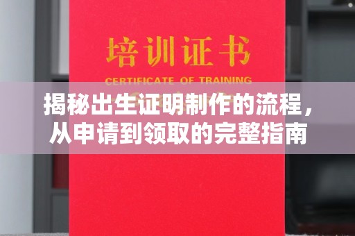 孟州揭秘出生证明制作的流程，从申请到领取的完整指南