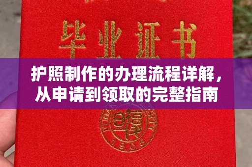 孟州护照制作的办理流程详解，从申请到领取的完整指南