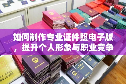 孟州如何制作专业证件照电子版，提升个人形象与职业竞争力