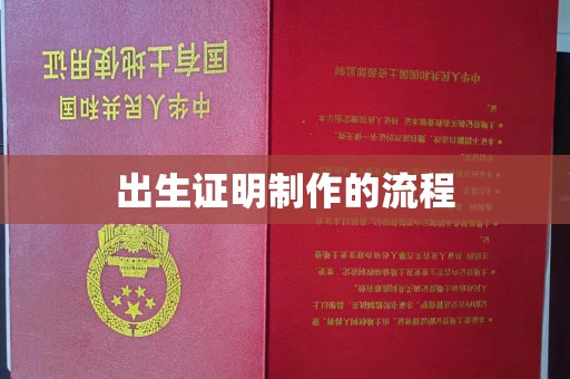孟州出生证明制作的流程